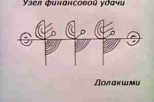 Узел финансовой удачи. Автор: Долакшми Финансовый став на приток денег (в принципе), накопление, сохранение,…