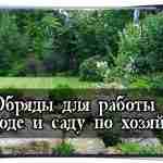 Обряды для работы в огороде и саду по хозяйству ЗАГОВОРЫ НА ПОСАДКУ РАССАДЫ •…