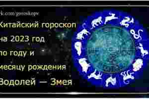 Гороскоп Водолей — Змея 2023 год Годы рождения: 1953, 1965, 1977, 1989, 2001, 2013,…