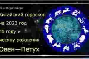 Гороскоп Овен — Петух 2023 год Петухам в 2023 году Чёрный Водяной Кролик не…