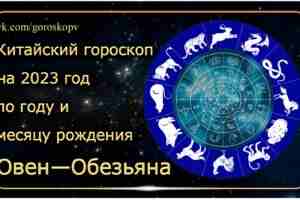 Гороскоп Овен — Обезьяна 2023 год Обезьянам 2023 год сулит сердечные переживания и любовные…