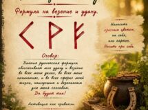 #Руны_магия_полезные_формулы