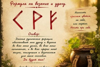 #Руны_магия_полезные_формулы